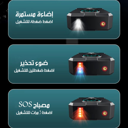 مجموعة أدوات طواريء السيارة INFLATABLE EMERGENCY ALL-IN-ONE MACHINE