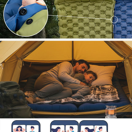 فرشة هوائية قابلة للنفخ للتخييم لشخصين INFLATABLE CAMPING MAT