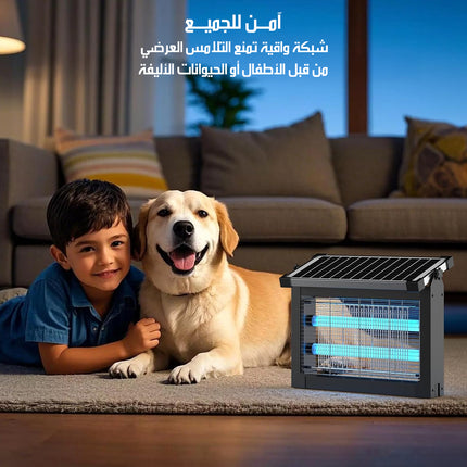 صاعق بعوض شمسي بجهد عالٍ Solar Mosquito Zapper