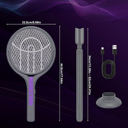 صاعق بعوض كهربائي برأس دوّار Electric Mosquito Zapper