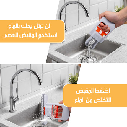ممسحة اسفنجية بمقبض لعصر الماءSPONGE MOP