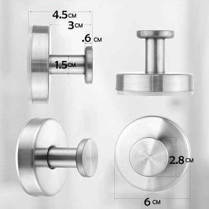 علاقة معدنية شفط دون حفر NO DRILLING SUCTION CUP HOOKS