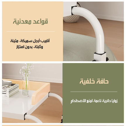 2X1 مكتب أو طاولة للسرير بعجلات DESK & BEDSIDE