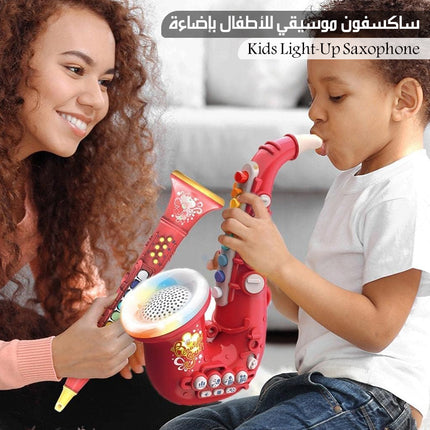 ساكسفون موسيقي للأطفال بإضاءة Kids Light-Up Saxophone