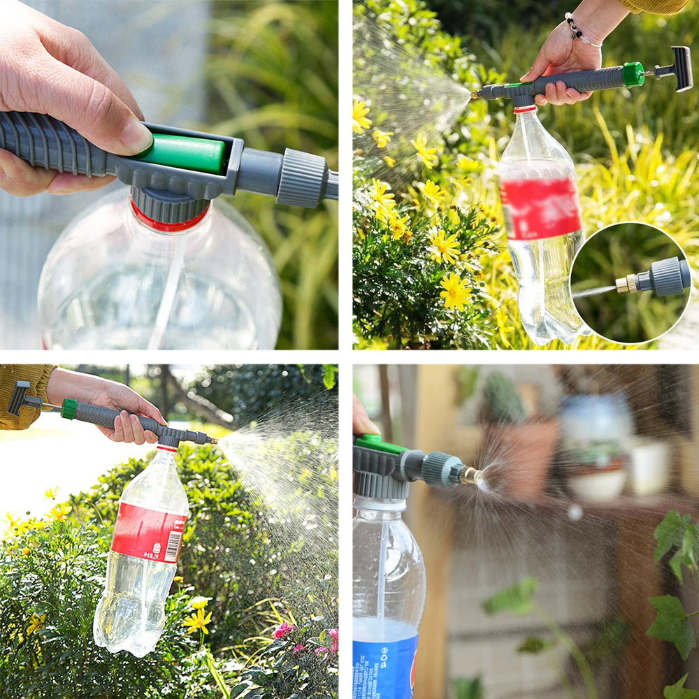 مضخة رش ضغط متوافقة مع الزجاجات البلاستيكية High Pressure Air Pump Manual Sprayer