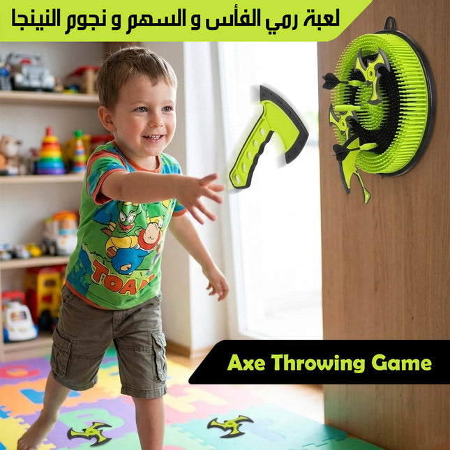 لعبة رمي الفأس و السهم و نجوم النينجا TOA Axe Throwing Game