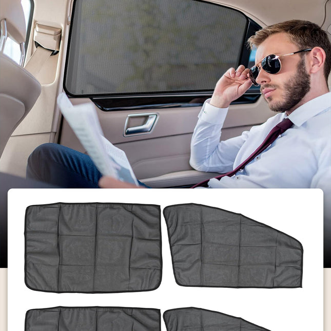برادي لنوافذ السيارة 4 قطع MESH MAGNETIC SUNSHADE CURTAIN