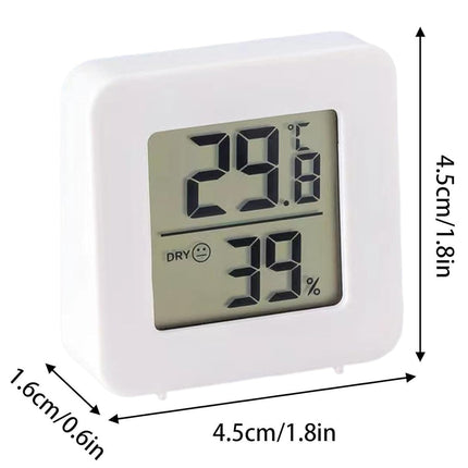 مقياس حرارة ورطوبة رقمي بشاشة Digital Thermo-Hygrometer LCD