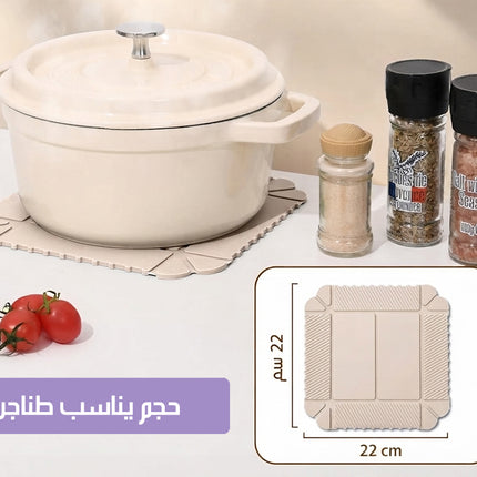 قاعدة سيليكون ومساكة و طبق مغناطيسية ضد الحرارة 3X1 MULTIFUNCTIONAL HOT POT PADS