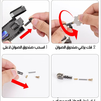 ولاعة مزدوجة الشعلة مقاومة للرياح Windproof Dual Flame Lighter