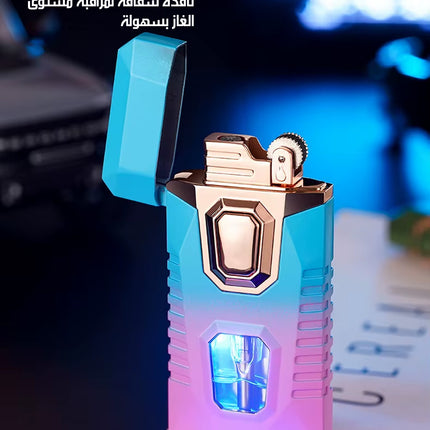 ولاعة مزدوجة الشعلة مقاومة للرياح Windproof Dual Flame Lighter