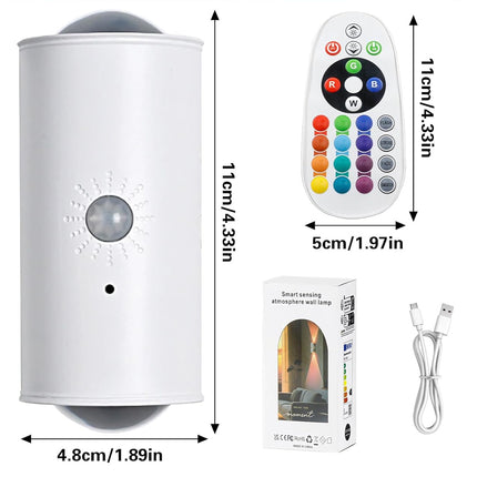 مصباح LED جداري قابل للشحن مع ريموت LED Wall Light