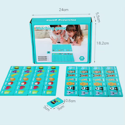 لعبة مطابقة الذاكرة التعليمية للأطفال Matching Game