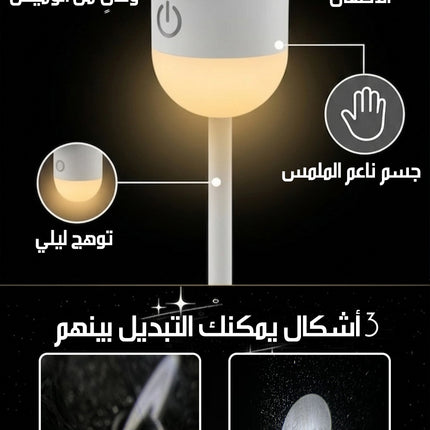 بروجكتور مجرة 2 في 1 مع إضاءة ليلية Galaxy Projector Night Light