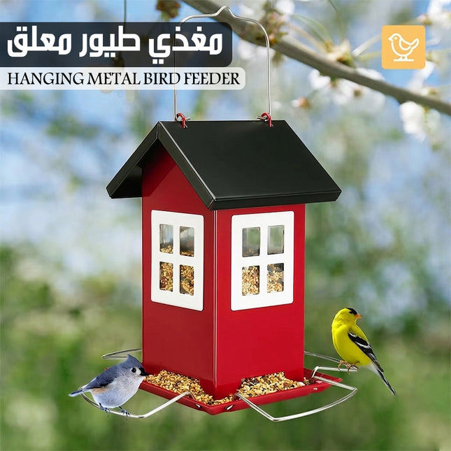 مغذي طيور معلق Hanging Metal Bird Feeder