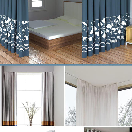 مجموعة قضبان ستائر مرنة وقابلة للانحناء CURTAIN ROD SET
