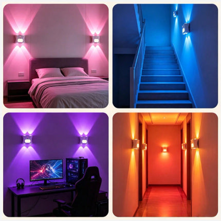 مصباح RGB قابل للشحن بمستشعر حركة RECHARGEABLE LIGHT WITH MOTION SENSOR
