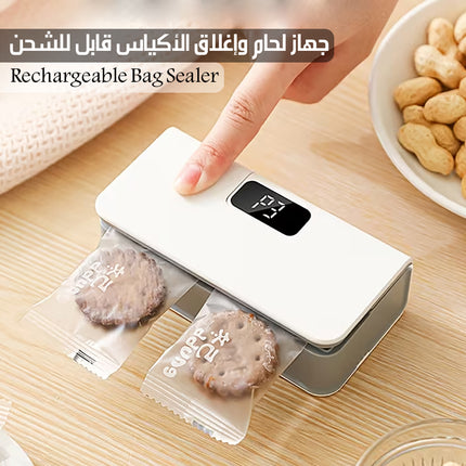 جهاز لحام وإغلاق الأكياس قابل للشحن Rechargeable Bag Sealer