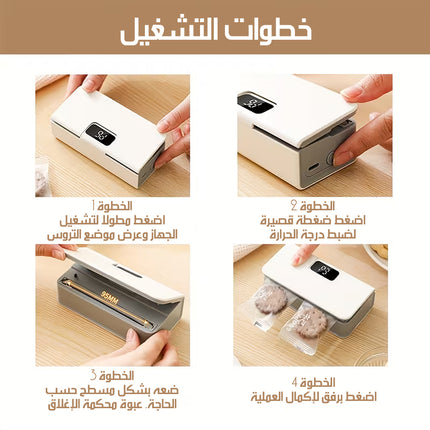 جهاز لحام وإغلاق الأكياس قابل للشحن Rechargeable Bag Sealer