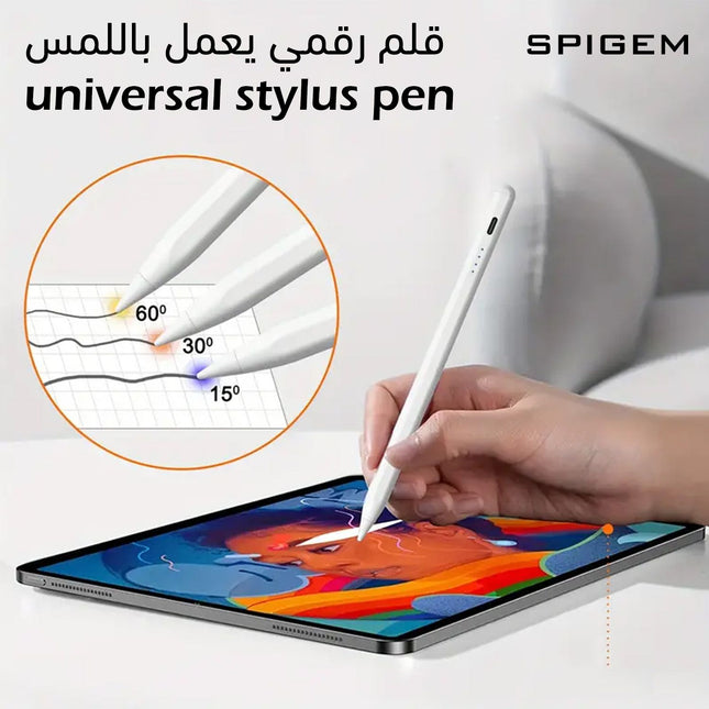 قلم رقمي يعمل باللمس لكل الاجهزه Spigem Universal Stylus Pen