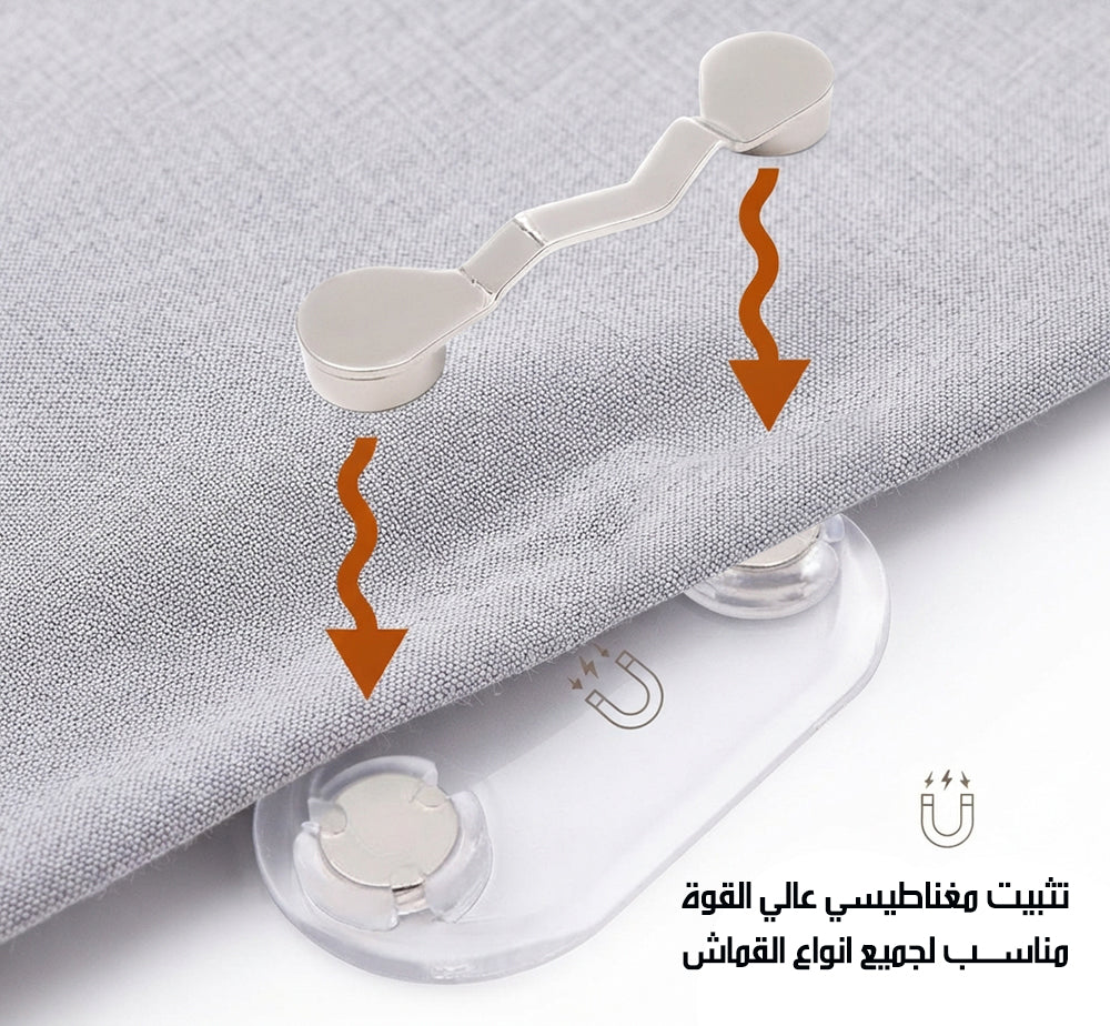 مشبك ملابس مغناطيسي لتعليق النظارات / السماعات / بطاقة MAGNETIC EYEGLASS HOLDER