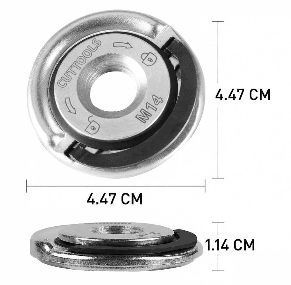 صامولة ربط وفك سريع لأقراص التجليخ Quick Release Flange Nut
