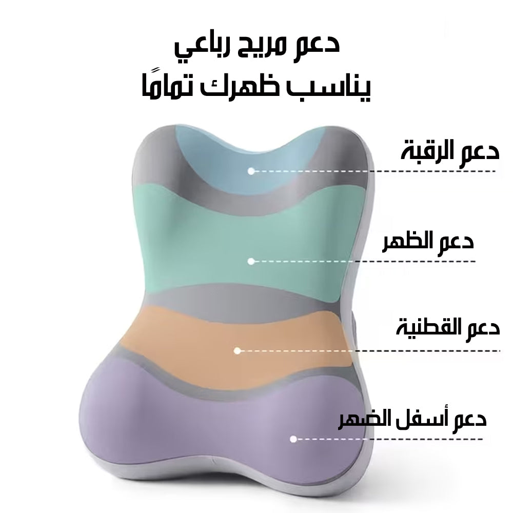 وسادة لدعم الظهر والرقبة Back & Neck Support Pillow