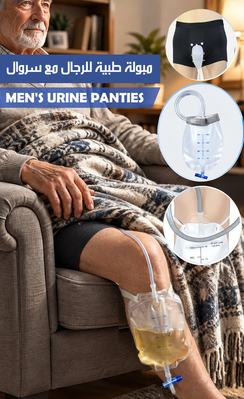 مبولة طبية للرجال مع سروال MEN'S URINE PANTIES