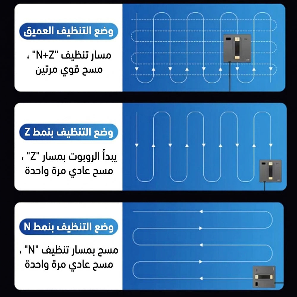 روبوت تنظيف النوافذ شحن Robot Window Cleaner