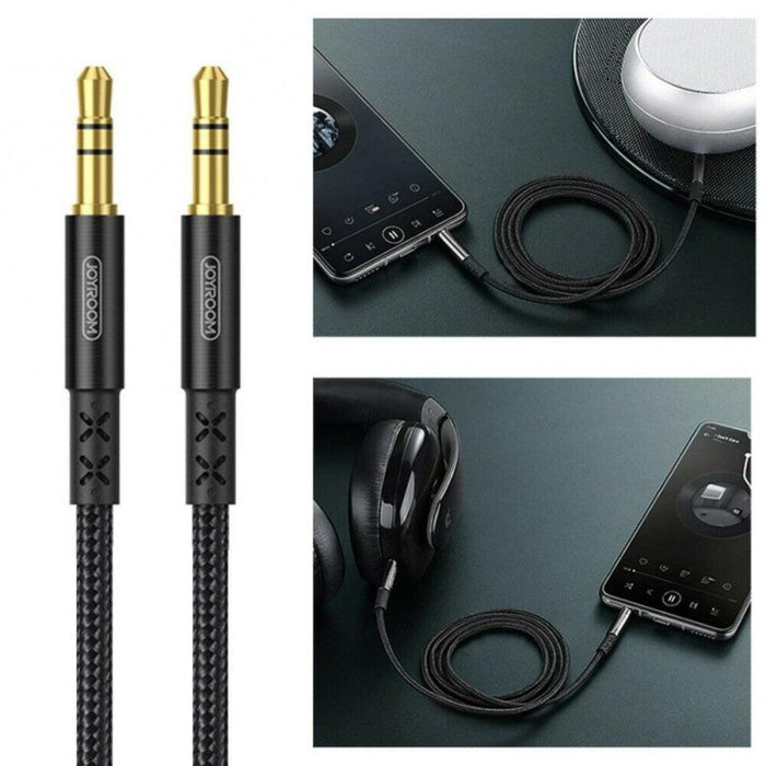 JOYROOM A1 Series AUX Car Stereo Audio Cable 1.5M  JOYROOM A1 Series AUX Car Stereo Audio Cable 1.5M