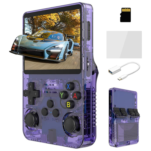 جهاز ألعاب محمول بشاشة 3.5 إنش Portable Game Console With 3.5-Inch Screen R36S