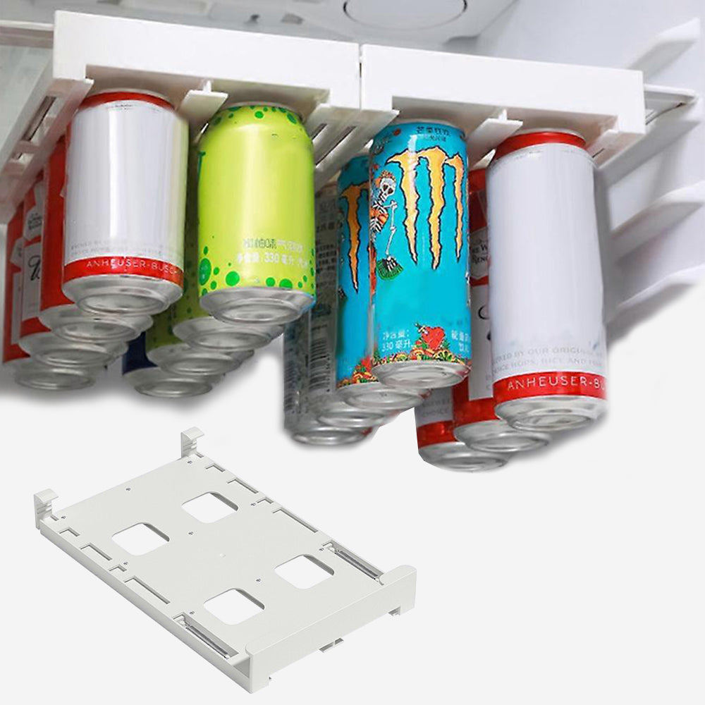 رف تخزين علب المشروبات بالثلاجة REFRIGERATOR CAN STORAGE RACK