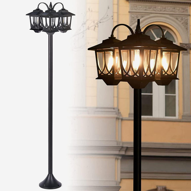 مصابيح ثلاثية الرؤوس شمسية TRIPLE-HEAD SOLAR LAMPS