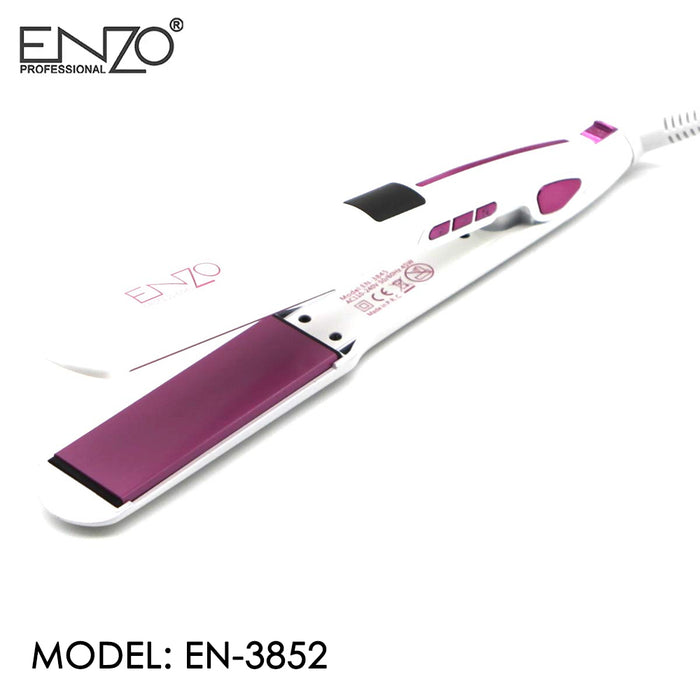 مملس الشعر الحراري مع زيت الأرجان للعناية بالشعر من إنزو ENZO MODEL: EN-3852  أدوات منزلية