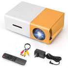 جهاز بروجيكتور محمول يعمل على الشحن/الكهرباء LED Portable Mini Projector Full HD 1080P  الكترونيات
