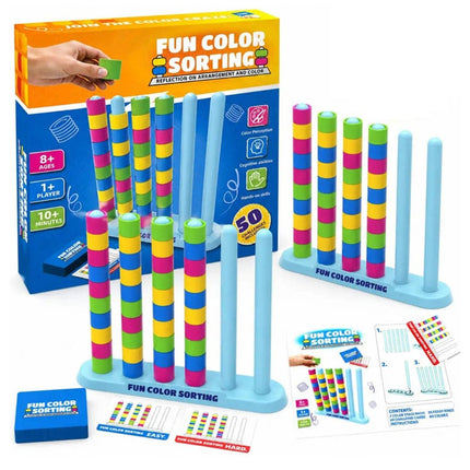 لعبة تكديس الألوان الذكية FUN COLOR SORTING