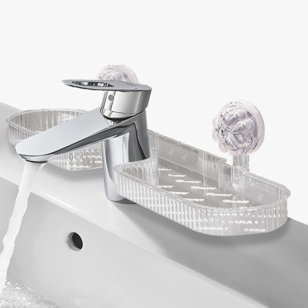 رف تعليق خلف الحنفية دون حفر FAUCET STORAGE RACK