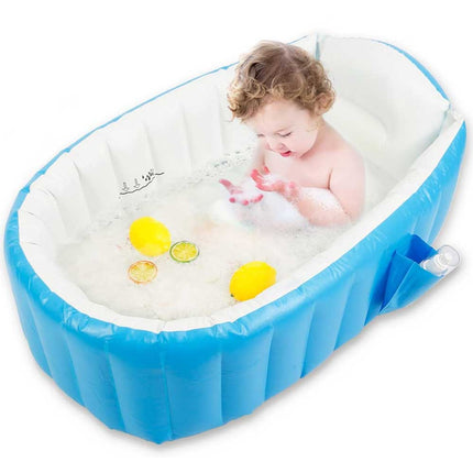 حوض استحمام هوائي للأطفال قابل للنفخ ومحمول مع مضخة هواء Inflatable And Portable Baby Bathtub With Air Pump