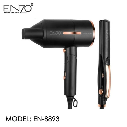 eNZO MODEL: EN-8893 سشوار مع مملس للشعر من انزو  أدوات منزلية