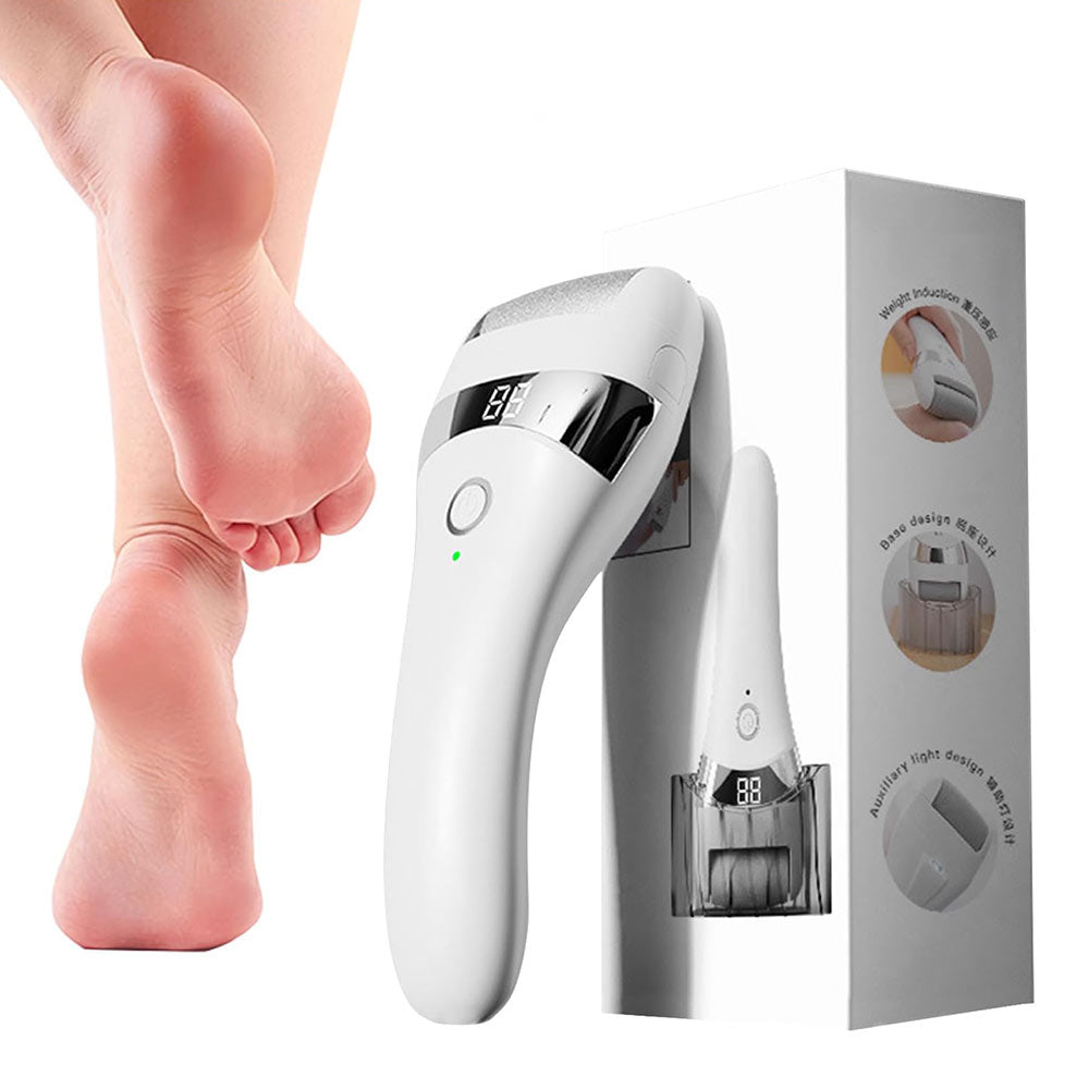 جهاز صنفرة الأقدام بثلاث رؤوس Rechargeable Feet Scrubber