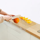 لوح فرم أكريليك شفاف بحاوية للنفايات CUTTING BOARD WITH WASTE CONTAINER
