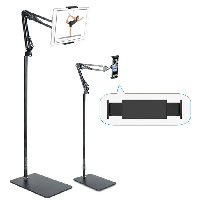 حامل ارضي للموبايل والتابلت قابل للتعديل Tablet Floor Stand With Heavy Base -  