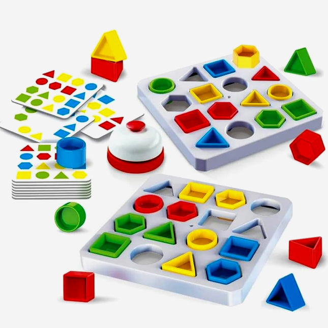 لعبة تحدي مطابقة الاشكال الهندسية Shape Matching