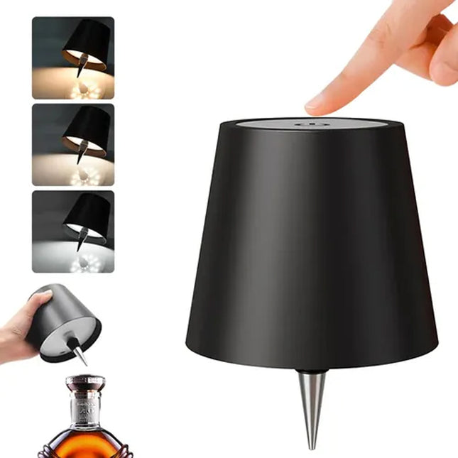 مصباح زجاجة لاسلكي LED قابل للشحن Wireless Bottle Lamp