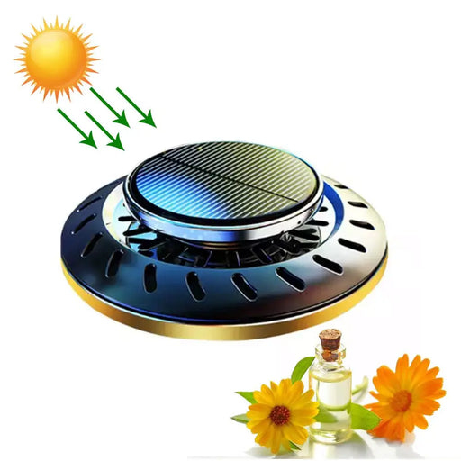 معطر للسيارة بالزيوت العطرية يعمل بالطاقة الشمسية Solar Power Car Air Freshener -  