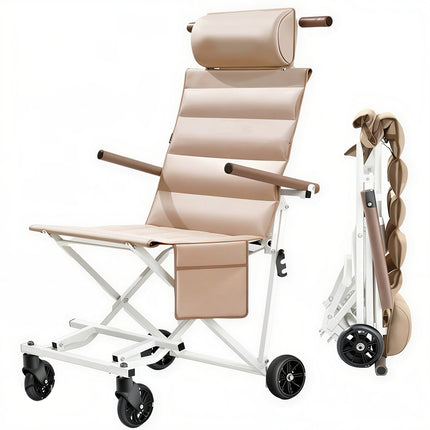 كرسي متحرك و للاستراحة لجميع الاعمار قابل للطي FOLDABLE WHEELCHAIR