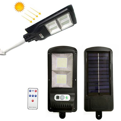 كشاف ليلي ثنائي مع مستشعر الحركة ضد الماء يعمل عالطاقة الشمسية صغير 2LED Solar Induction Street Lamp  إضاءة