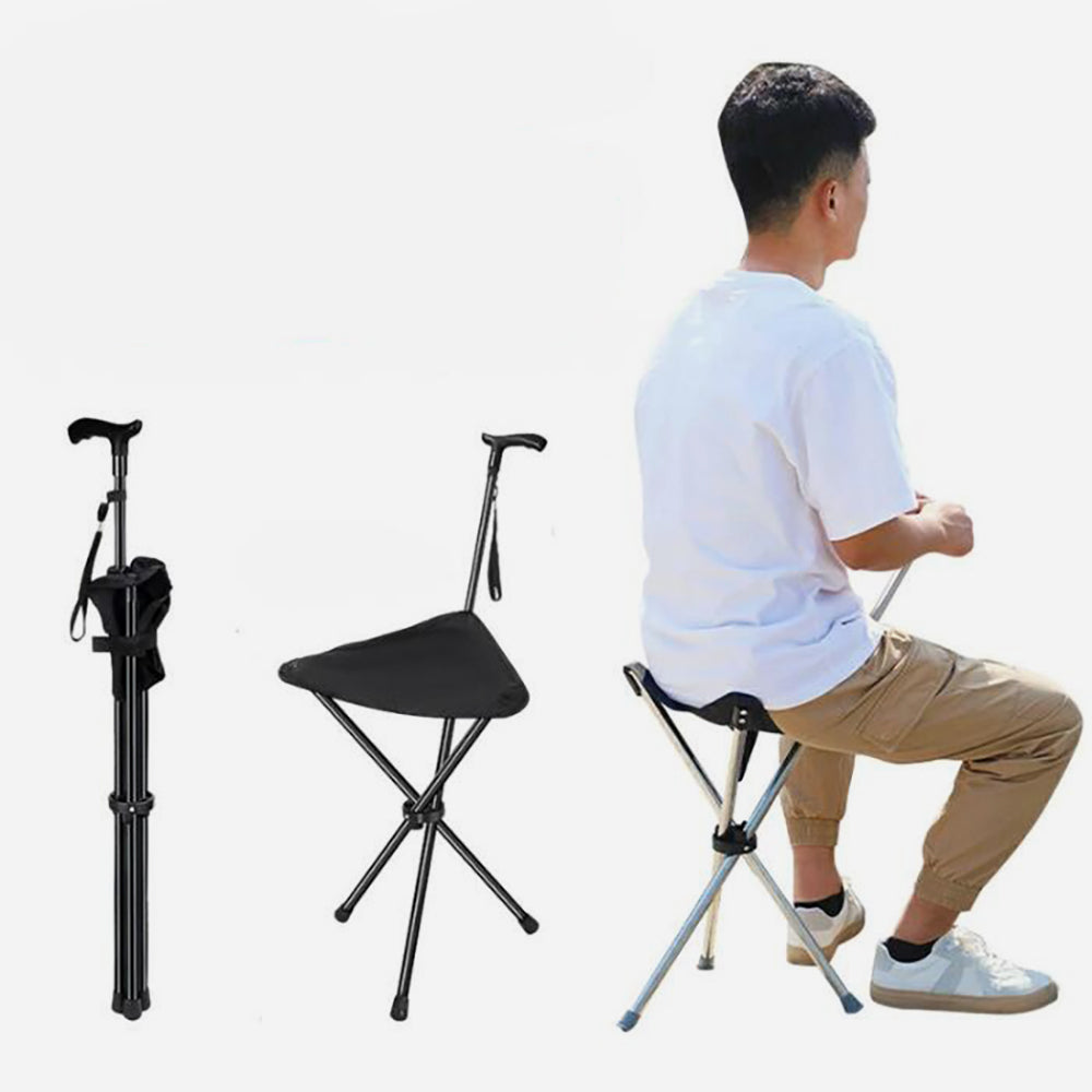 عكاز يتحول الى كرسي Walking Stick With Seat
