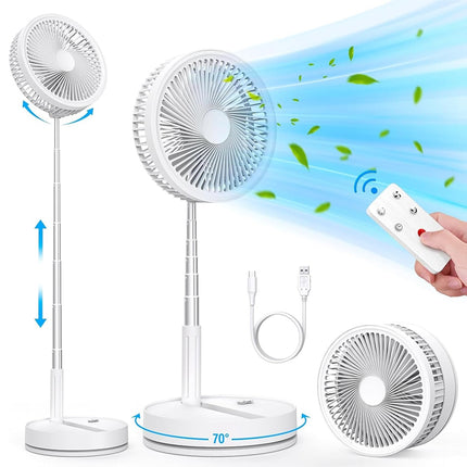 مروحة قابلة للطي مع ريموت تحكم Foldable Floor Fan