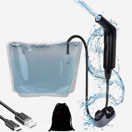 شطاف المسافر ببربيش يعمل بالشحن COMPACT BIDET SPRAYER FOR TRAVEL
